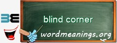 WordMeaning blackboard for blind corner